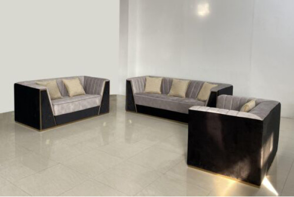 Medusa Seat Furniture Couch Suite Fabric Sofa Couches Furniture Furnishings 3pcs
