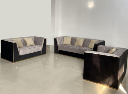 Medusa Seat Furniture Couch Suite Fabric Sofa Couches Furniture Furnishings 3pcs