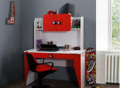 Desk with Shelves Modern Youth Room Childrens room Designer Furniture Luxury