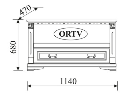 Classic r Base Cabinet TV Cabinet TV Wardrobe Solid Colonial Style ORTV