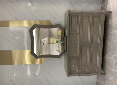 Luxury Chest of drawers Mirror Style Design Furniture Modern Bedroom Chest of drawers new brown