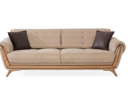 Three Seater Beige Couch Sofa Furniture Furnishings Couches Sofas new Beige