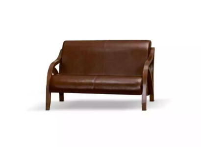 Designer Leather Bench seat Two-seater Study room furniture Office furniture