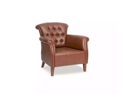 Designer Armchair Brown Luxury Chesterfield Furniture Luxury Office Executive Chair