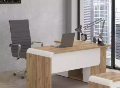 Brown Corner desk Office furniture Design Desk Executive desk