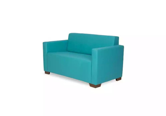 Turquoise Two-seater Upholstered furniture Study room Modern sofa Luxury couch