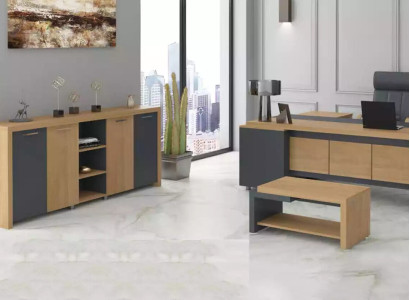Office Furnishings sfurniture Desk Chest of drawers Coffee table Luxury Furniture 3pcs