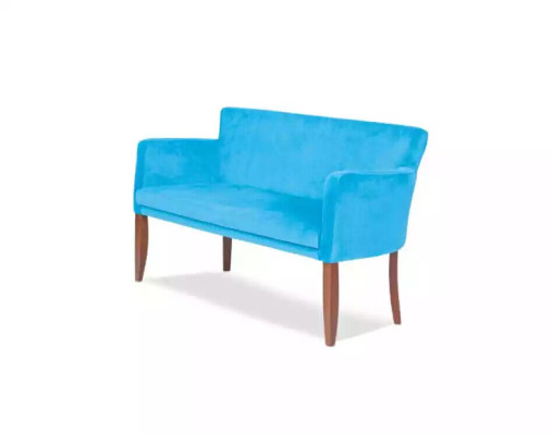 Blue he Textile Two-seater Study room Couch Modern Office furniture Office