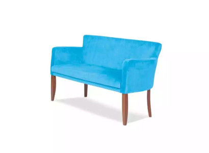 Blue he Textile Two-seater Study room Couch Modern Office furniture Office