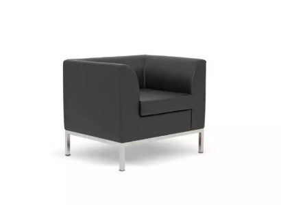 Armchair Study room Office Furniture Textile new Black Seat Luxury Furniture