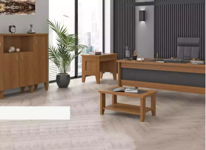 Complete's Office Desk Furnishings Coffee table Wardrobe 4pcs