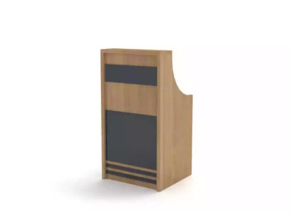Wood standing desk lectern mobile standing table study room office furniture desk