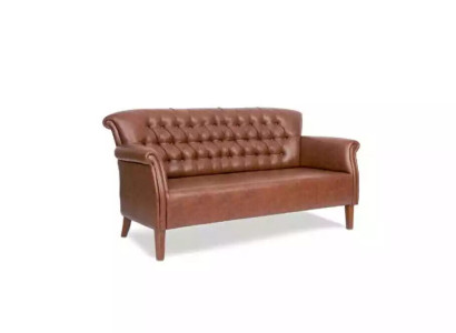 Luxury Three Seater Chesterfield Couch Brown Seating Furniture Modern Sofas