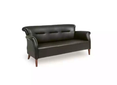 Modern Black Three Seater Study Room Sofas Office Furniture Set