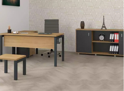 Office Furnishings Desk Filing cabinet Wardrobe Coffee table 2-piece set