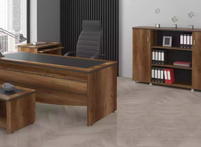 Luxury office furniture desk work table study room set 4 pieces