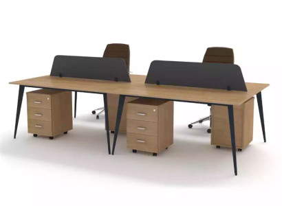 Large Brown Desk Workplace Furniture Workplace Equipment