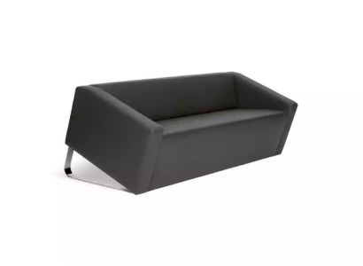 Stylish sofa office three-seater textile couch living room furniture