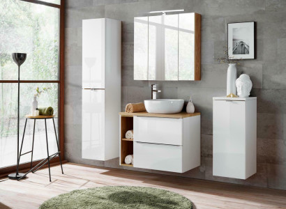 Design Bathroom Furniture Bathroom 5 pcs. Set Suite Decorative Wardrobe Washbasin