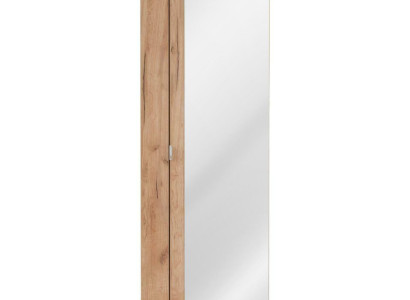Wall cupboard with Mirror Bathroom Shelf High Hanging Tall Cabinet