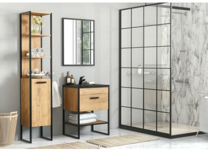 Design Bathroom Furniture Bathroom 5 pcs. Set Suite Wardrobe Washbasin