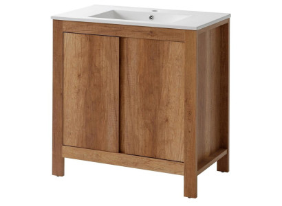 Bathroom furniture set 80cm washbasin with base cabinet decorative modern washbasin