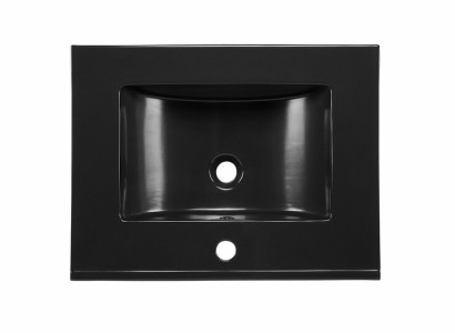 Ceramics Washbasin Washbasin Built-in Black Plate Design Basin