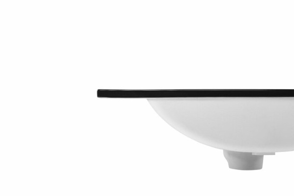 Ceramics Washbasin Washbasin Built-in Black Plate Design Basin