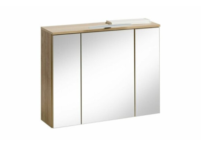 Mirror cabinet wall cabinet Bathroom cabinet decoration with mirror 80 cm LED