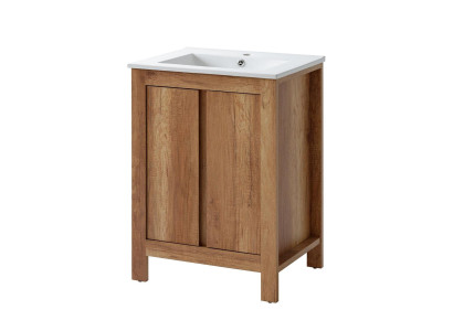 Bathroom furniture set 60cm washbasin with decorative base cabinet modern washbasin