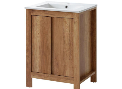 Bathroom furniture set 60cm washbasin with decorative base cabinet modern washbasin