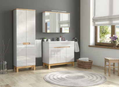 Design Bathroom Furniture Bathroom Set Suite Wardrobe Washbasin Bathroom furniture sets 3 pieces.