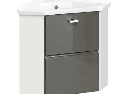 Corner Washbasin Washbasin with base cabinet 40 cm Corner basin Washbasin Ceramics