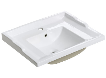 Ceramics Washbasin Washbasin Modern Decorative Countertop Washbasin White