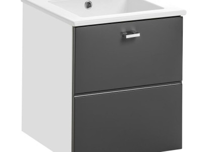 Bathroom furniture set 40cm Washbasin with base cabinet Washbasin drawer Wall cupboard