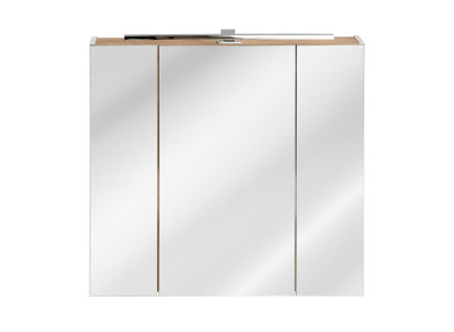 Mirror cabinet wall cabinet Bathroom cabinet with Mirror 80 cm decorative LED