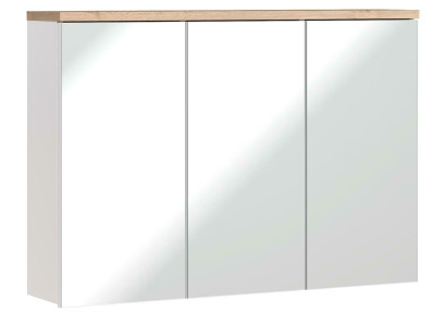 Mirror cabinet wall cabinet Bathroom cabinet with Mirror 100 cm