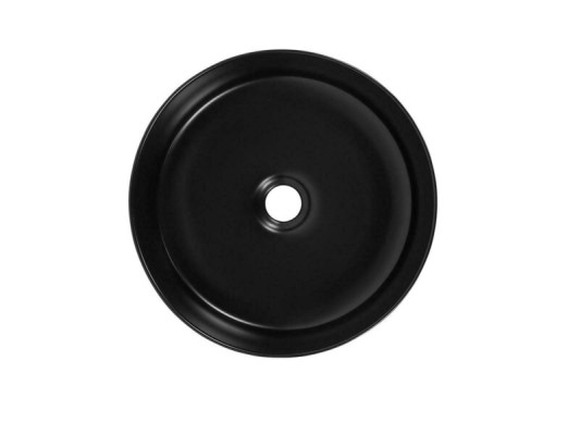 Round Round Basin Attachment Washbasin Black White Basin