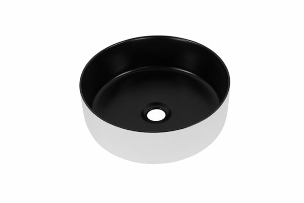 Round basin attachment Washbasin Black White basin Washbasin