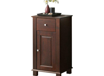 Badfurniture Shelf Wardrobe Bathroom Furniture Brown Cabinets 46x36x83cm Wood Shelves