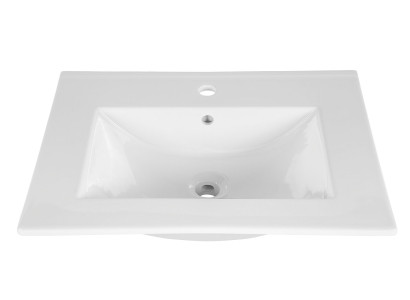 Washbasin built-in washbasin Washbasin 60 x 46 cm White Bathroom wash basin
