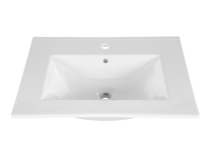 Washbasin built-in washbasin Washbasin 81 x 46 cm White Washbasin