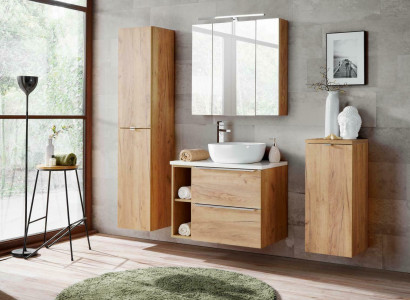 Design Bathroom Furniture Bathroom 5 pcs. Set Suite Wardrobe Deco Washbasin