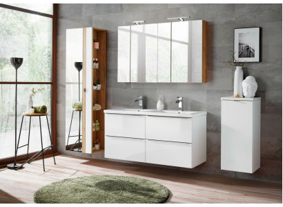 Design Bathroom Furniture Bathroom 6 pcs. Set Suite Wardrobe Deco Washbasin