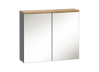 Mirror cabinet wall cabinet Bathroom cabinet with Mirror 80 cm bathroom