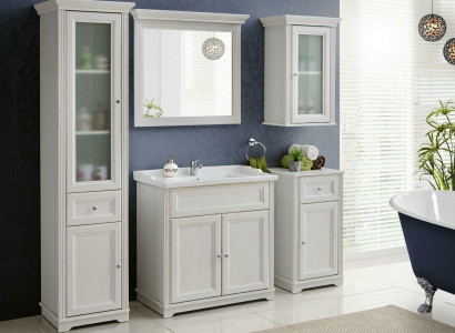 Design Bathroom Furniture Bathroom 5 pcs. Deco Set Suite Wardrobe Washbasin