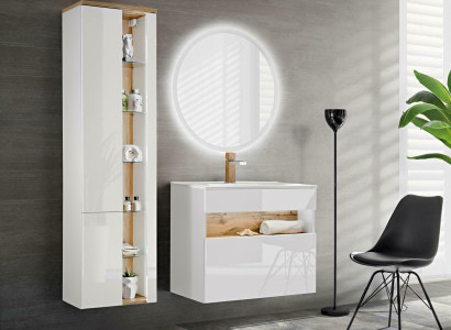 Design Bathroom Furniture Bathroom 3 pcs. Set Suite Wardrobe Washbasin