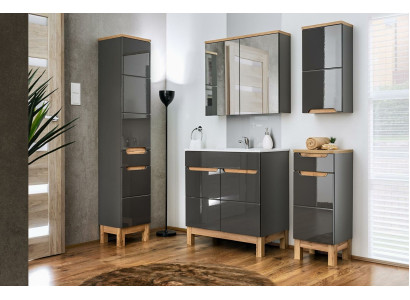 Design Furniture Bathroom Bath Set Suite Wardrobe Washbasin Badfurniture sets 5pcs.