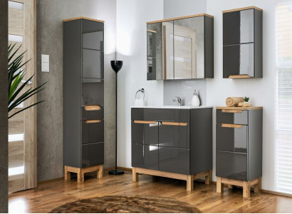 Design Furniture Bathroom Bath Set Suite Wardrobe Washbasin Badfurniture sets 5pcs.