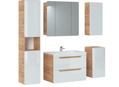 Design Bathroom Furniture Bathroom 5pcs. Set Suite Wardrobe Lighting